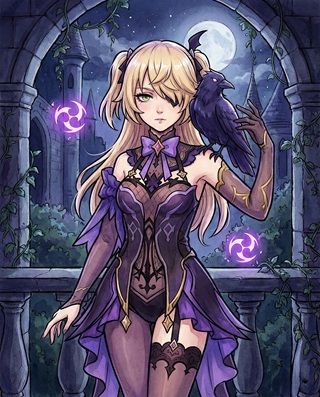 Fischl Genshin Impact Character Art